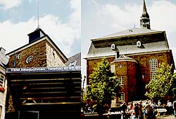 H&uuml;ckeswagen, 09.06.2003, links Schloss, rechts Stadtirche