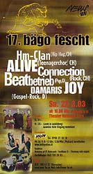 Flyer Bern, 22.03.2003